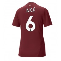 Maglie da calcio Manchester City Nathan Ake #6 Terza Maglia Femminile 2024-25 Manica Corta